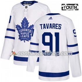 Adidas Maillot de Hockey Toronto Maple Leafs John Tavares 91 Blanc Authentic - Enfant